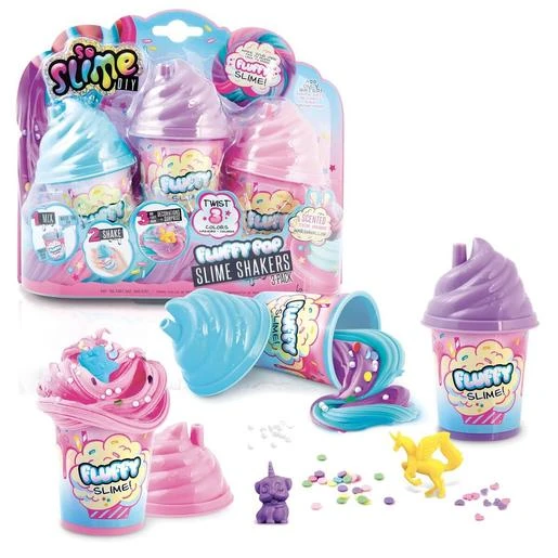 CANAL TOYS Slime Shaker Fluffy Pack De 3