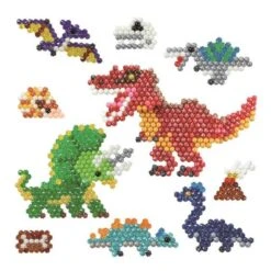 Aquabeads - Kit De Manualidades De Dinosaurios Con Mosaico Multicolor