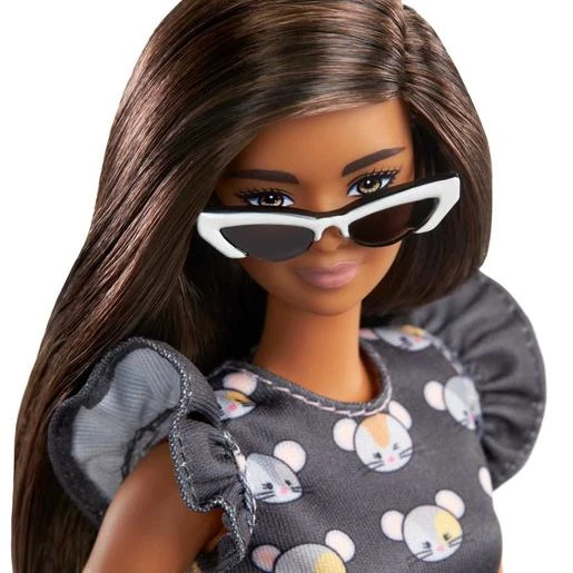 Barbie - Muñeca Fashionista - Vestido De Ratones - Imagen 3