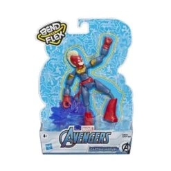 Los Vengadores - Figura Bend And Flex Capitana Marvel 15 Cm
